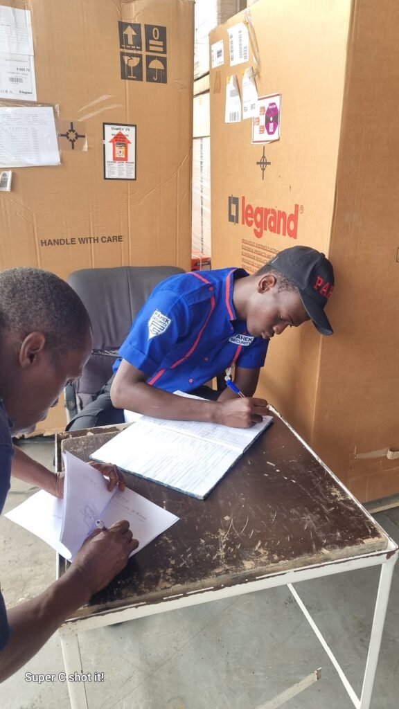 Incident and activity records logged during shift operations.